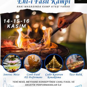 Hii Kamp ile 14-15-16 Kasım Ehli-Fasıl Kamp