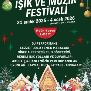 Hii Kamp ile 31 Aralık- 4 Ocak Işık ve Müzik Festivali Yılbaşı Kampı