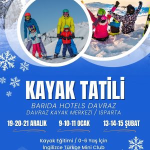 Çocukça Şeyler ile Ebeveyn-Çocuk Kayak Tatili